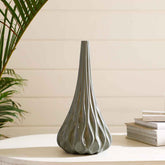 Ocean Wave Big Vase- Grey